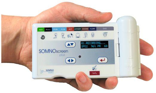 Aparaty do diagnostyki bezdechu sennego - polisomnografy SOMNOmedics SOMNOscreen plus