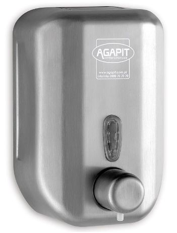 Dozowniki do mydła i płynów Agapit  satynowy (półmat)