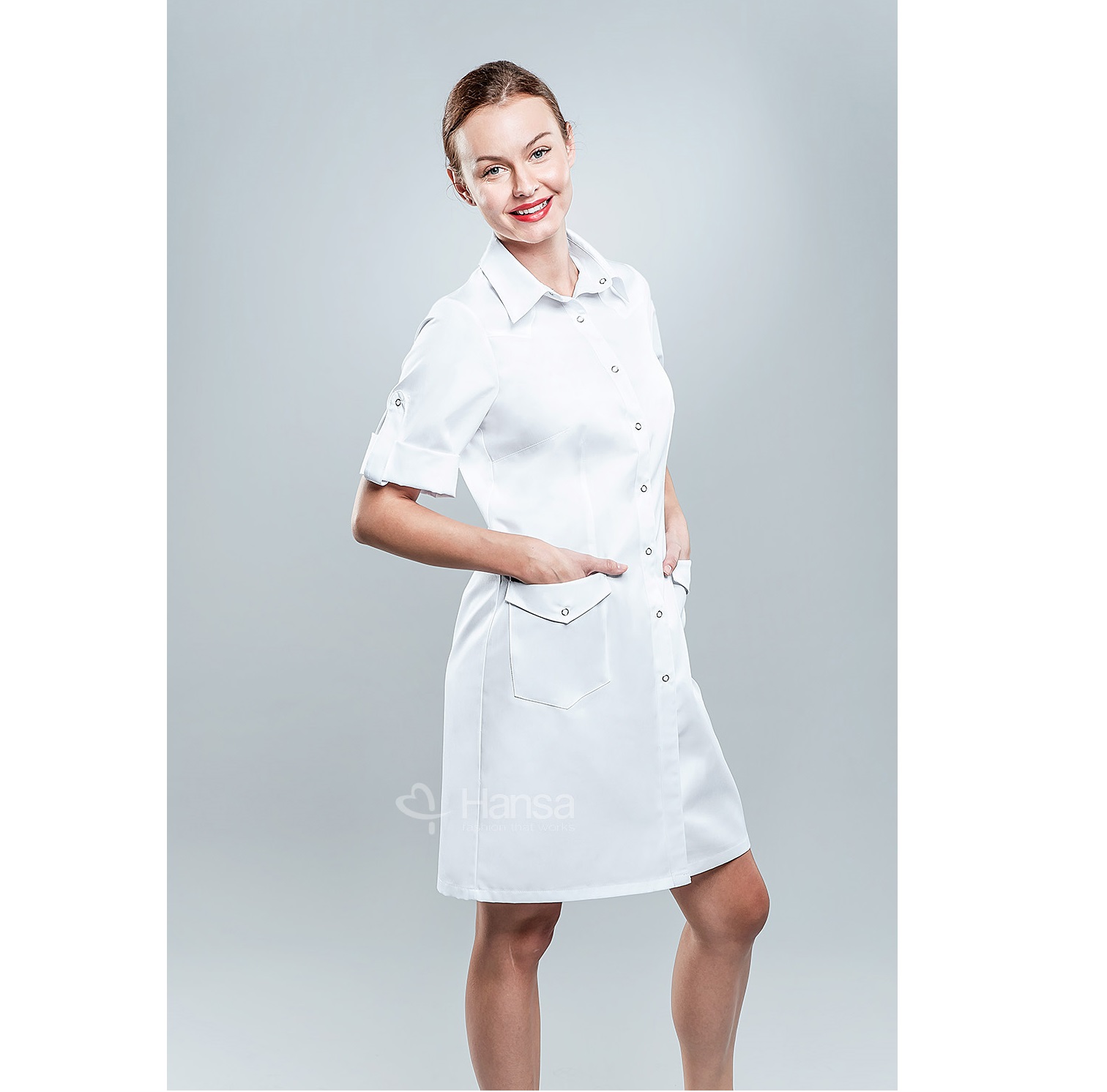 Fartuchy medyczne Hansa 0043
