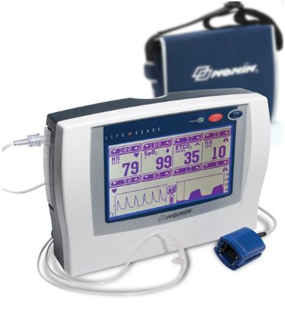 Kapnografy ze strumienia bocznego lub głównego Nonin LifeSense II