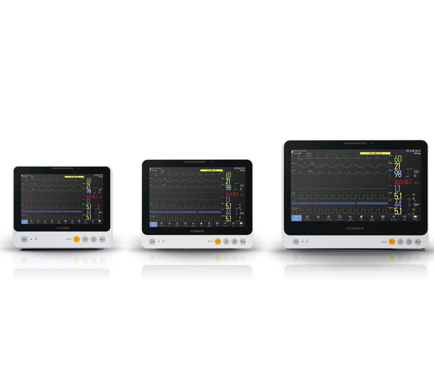 Kardiomonitory przyłóżkowe Comen Seria N