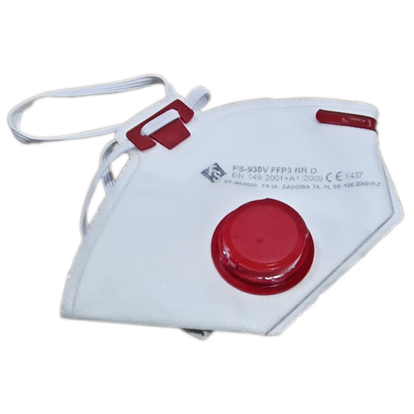 Maski ochronno-filtrujące B/D FFP3 z zaworem wydechowym