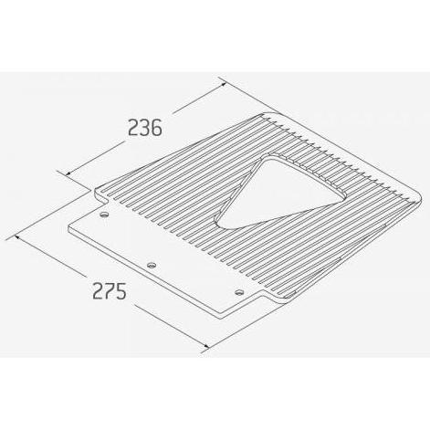 Półki do schodołazów towarowych SANO 030 025
