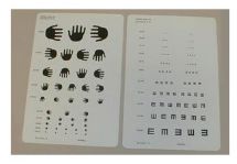 Tablice okulistyczne do badania ostrości wzroku Bernell BC2206