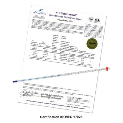 Termometry szklane laboratoryjne VWR 620-0885 / 620-0937