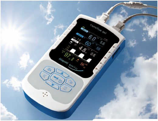 Kapnografy ze strumienia bocznego lub głównego Bluepoint Medical CapnoTrue MG