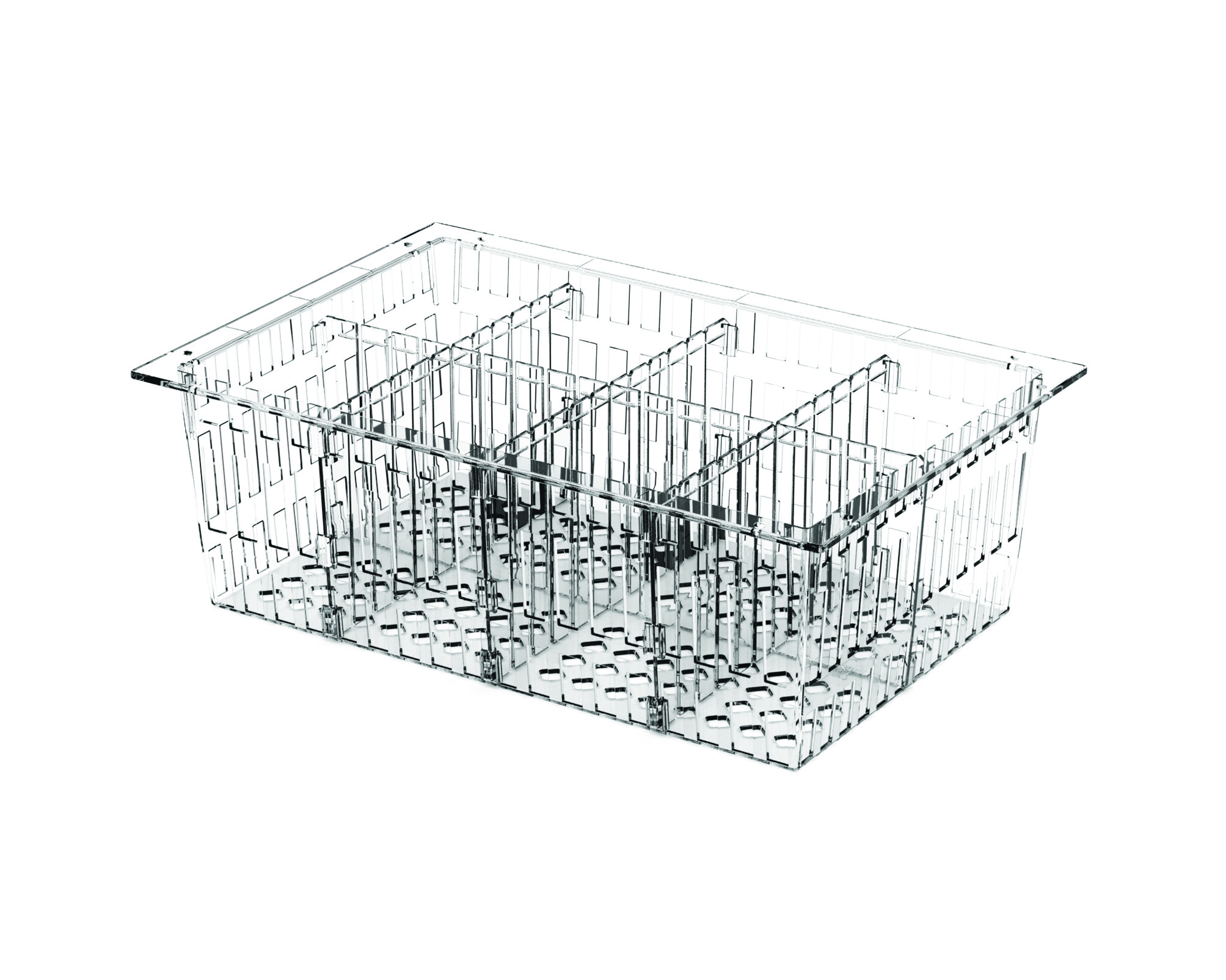 Kosze, półki i wieszaki do regałów listwowych Pegasus Poliwęglanowe