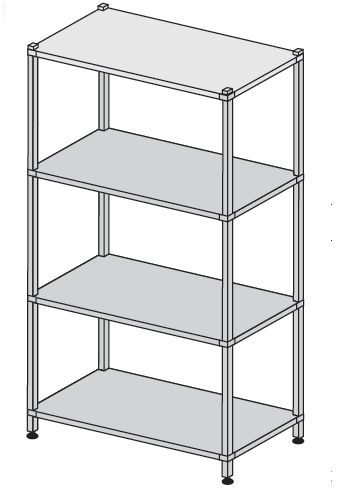 Regały medyczne TRIBO SK 7503/04