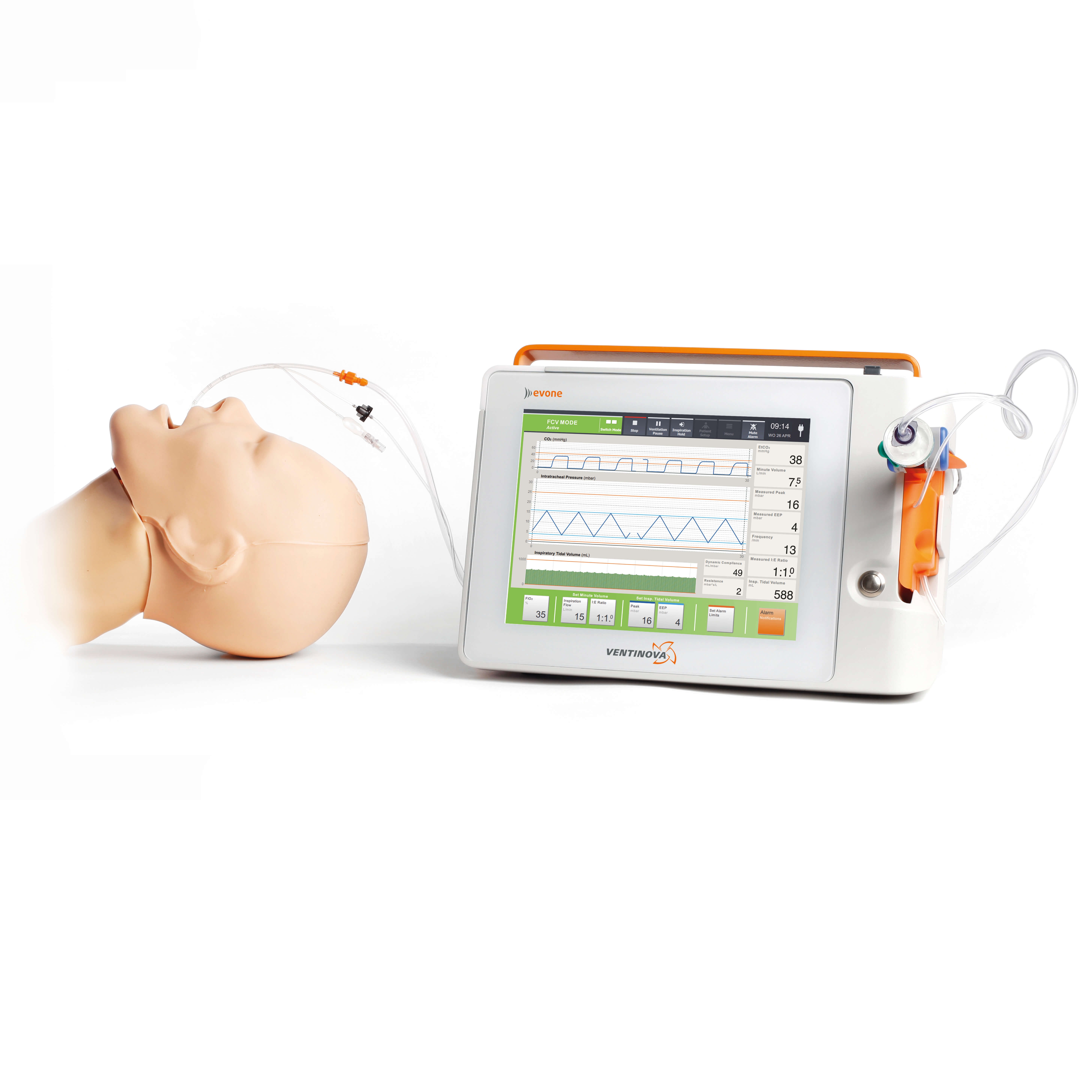 Respiratory stacjonarne dla dorosłych i dzieci Ventinova Medical B.V. EVONE