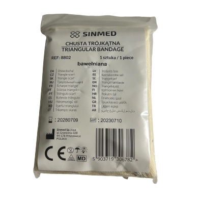 Temblaki jednorazowe (chusty trójkątne) B/D chusta trójkątna