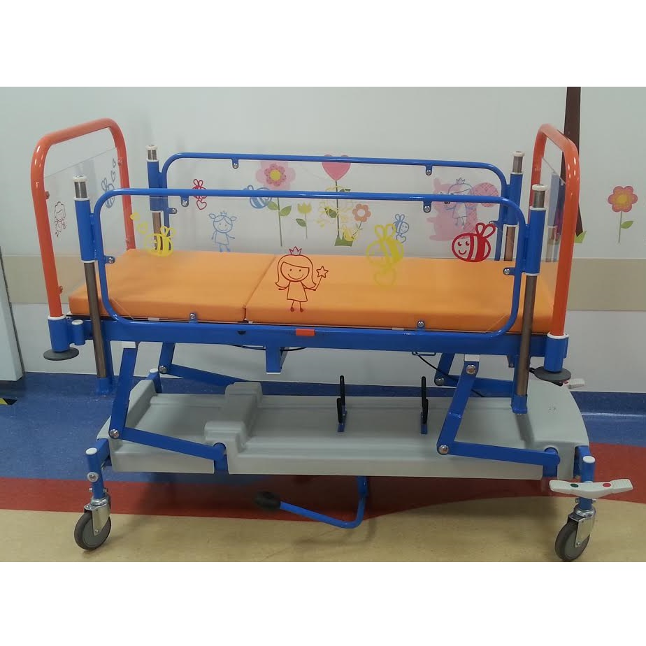 Wózki pediatryczne do transportu chorego w pozycji leżącej KLAROMED Wózek PEDIATRYCZNY