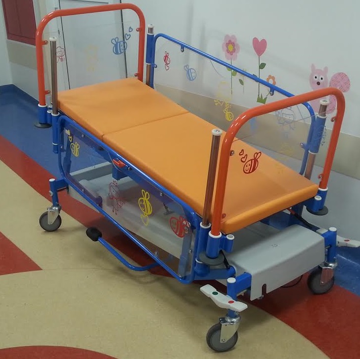 Wózki pediatryczne do transportu chorego w pozycji leżącej KLAROMED Wózek PEDIATRYCZNY