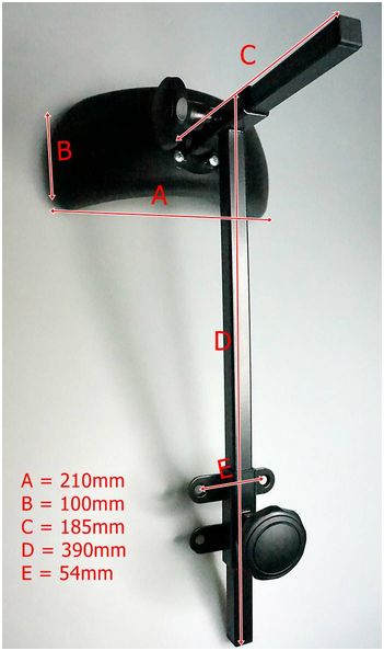 Zagłówki (podpory głowy) do wózków inwalidzkich Recomedic M-MZ-HEAD