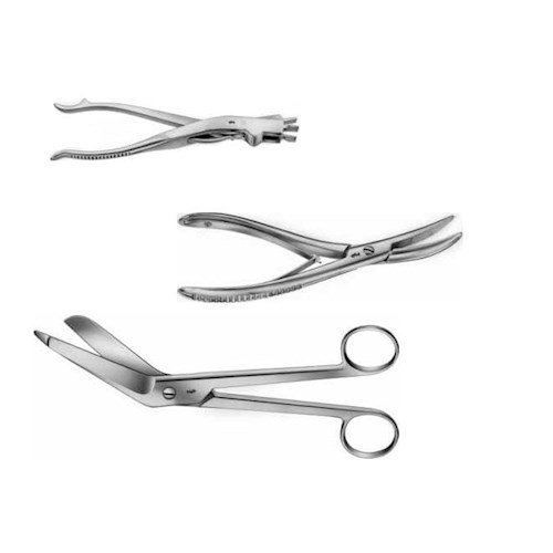 Instrumentarium - narzędzia do gipsu