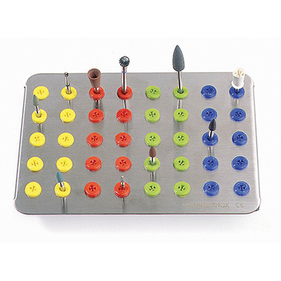 Stojaki na wiertła stomatologiczne do sterylizacji