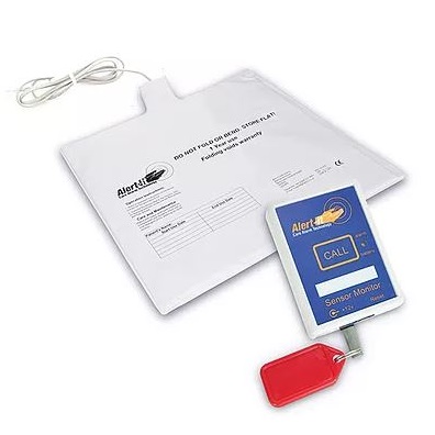 Maty krzesełkowe alarmujące o przemieszczaniu się pacjenta